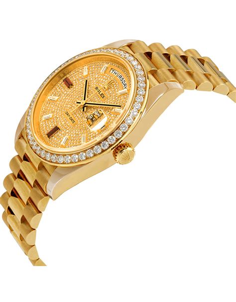 rolex gold presidential replica|rolex day date look alike.